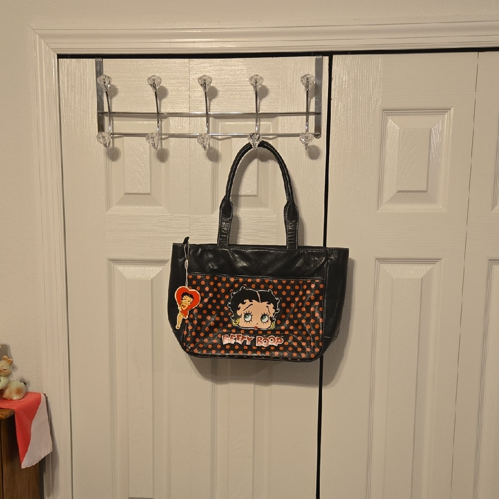Betty Boop Black and Pink Tote Bag